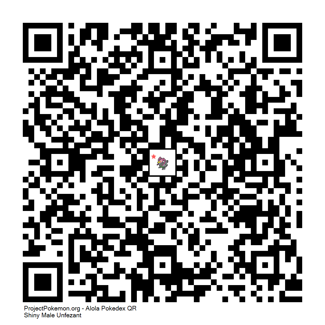 Cdigo QR de Unfezant variocolor